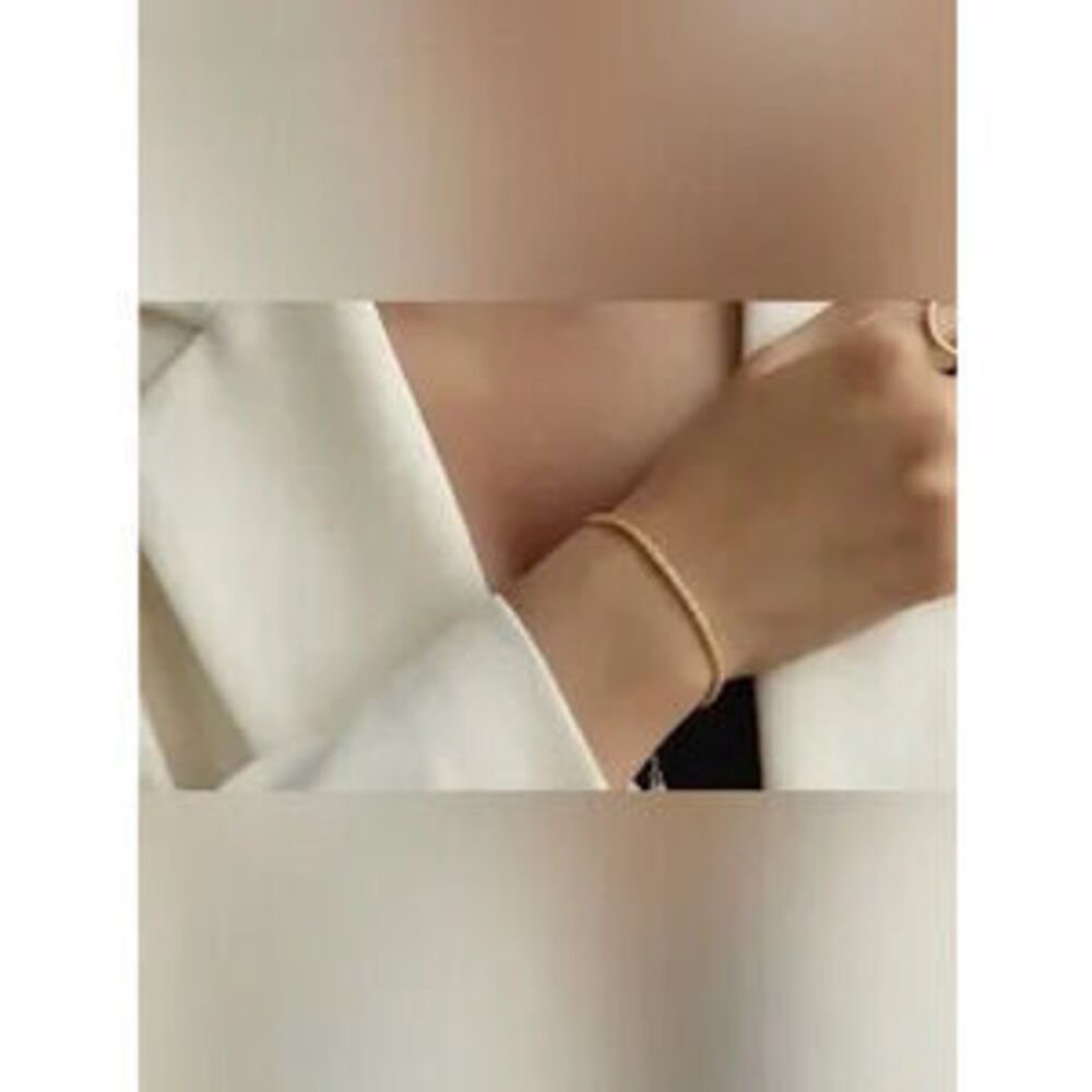 14k Gold Plated Shiny Rope Bracelet Dainty